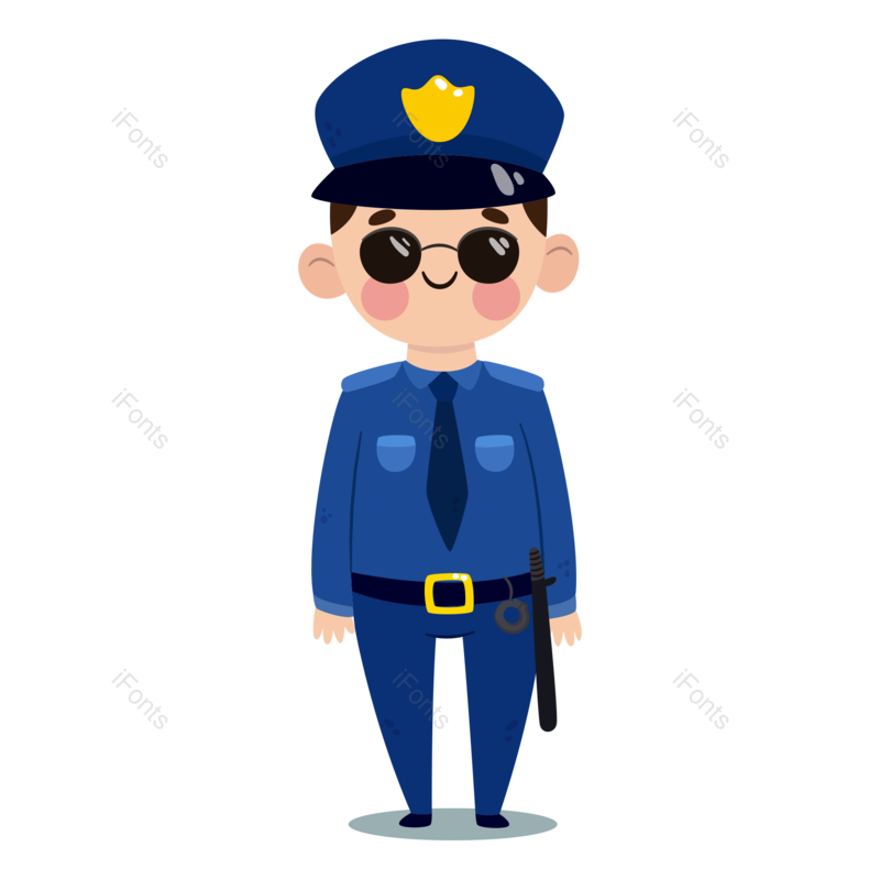 卡通图片,素材元素,人物PNG,职业免抠素材